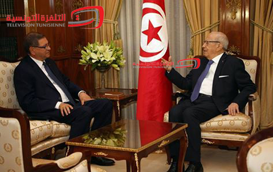 رئيس الجمهورية يستقبل رئيس الحكومة الحبيب الصيد